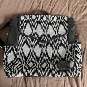 Monochrome Patterned Women's Backpack
